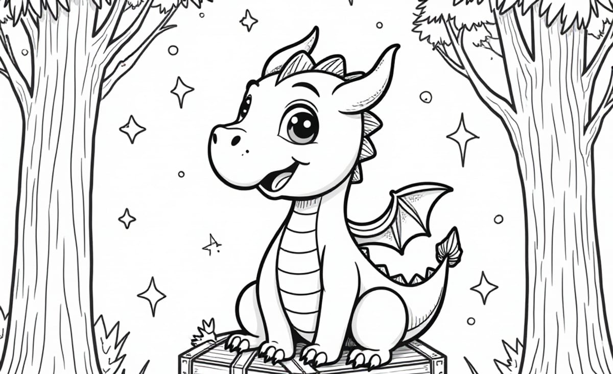 Free Dragon Coloring Pages – free printable fantasy and science fiction coloring coloring page to download and print