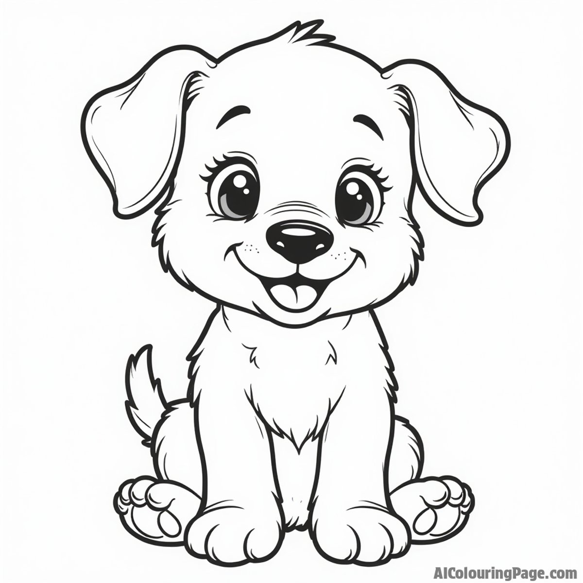 19 Super Fun Puppy Coloring Pages That Will Make Kids Smile All Day