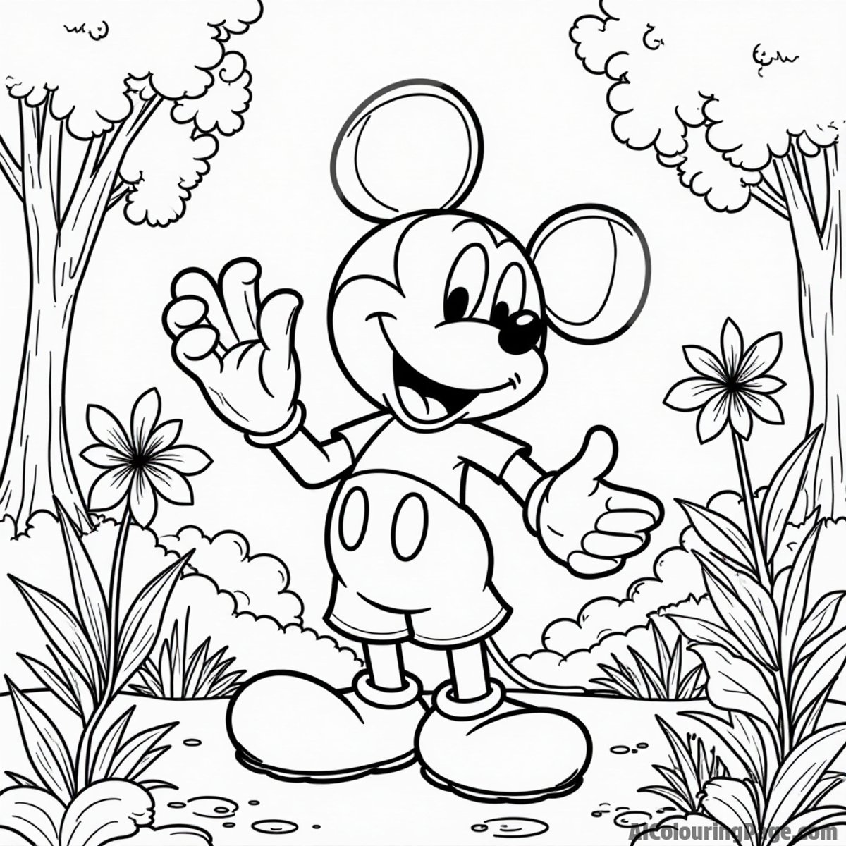 Disney Magic on Paper: Fun Coloring Ideas with Mickey, Minnie, and Donald
