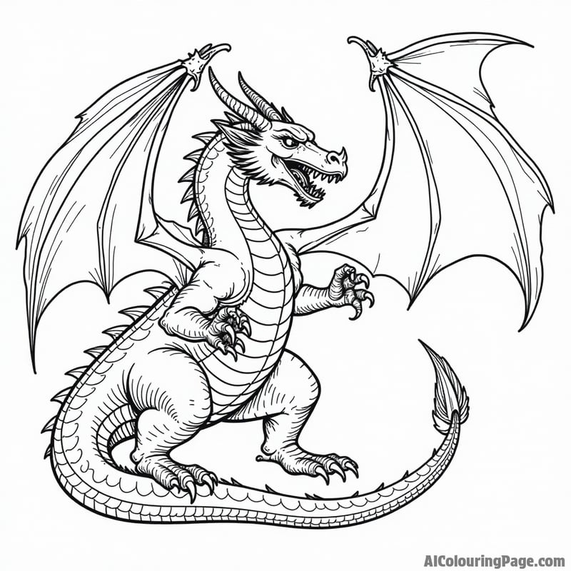 Dragon fighting another dragon
