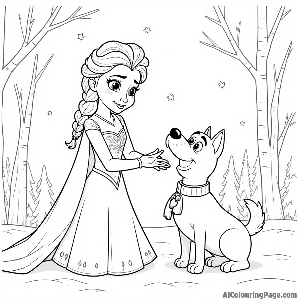Free Elsa Coloring Pages – free printable famous characters coloring pages coloring page to download and print