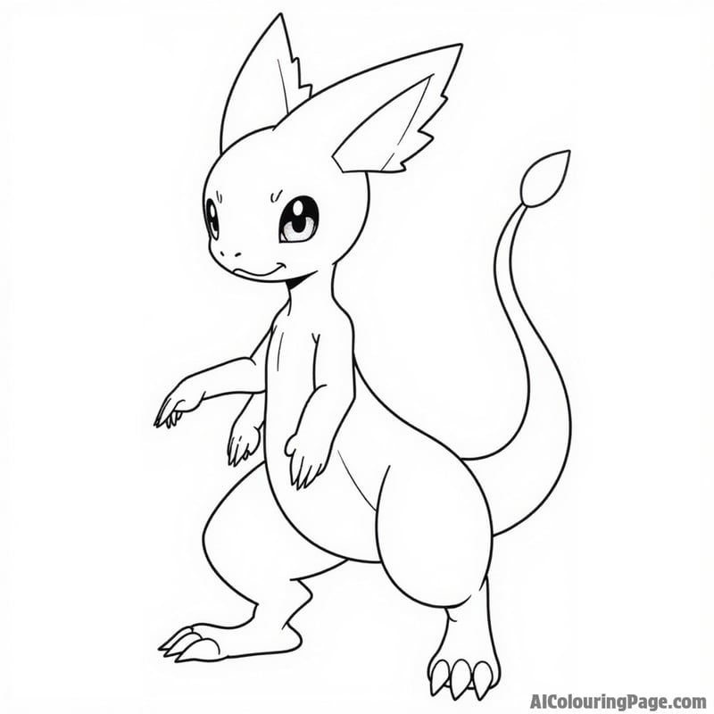 Mewtwo with a futuristic design