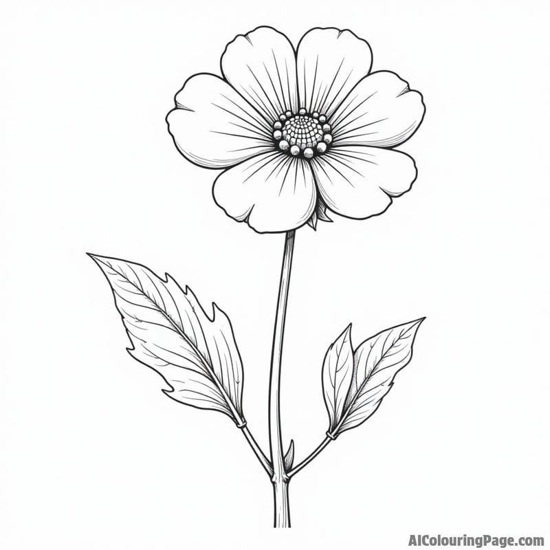 A delicate forget-me-not with small petals