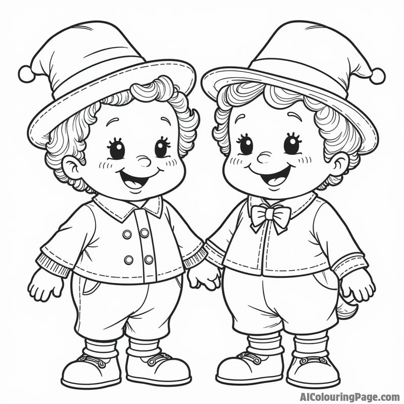 The Tweedledee and Tweedledum twins