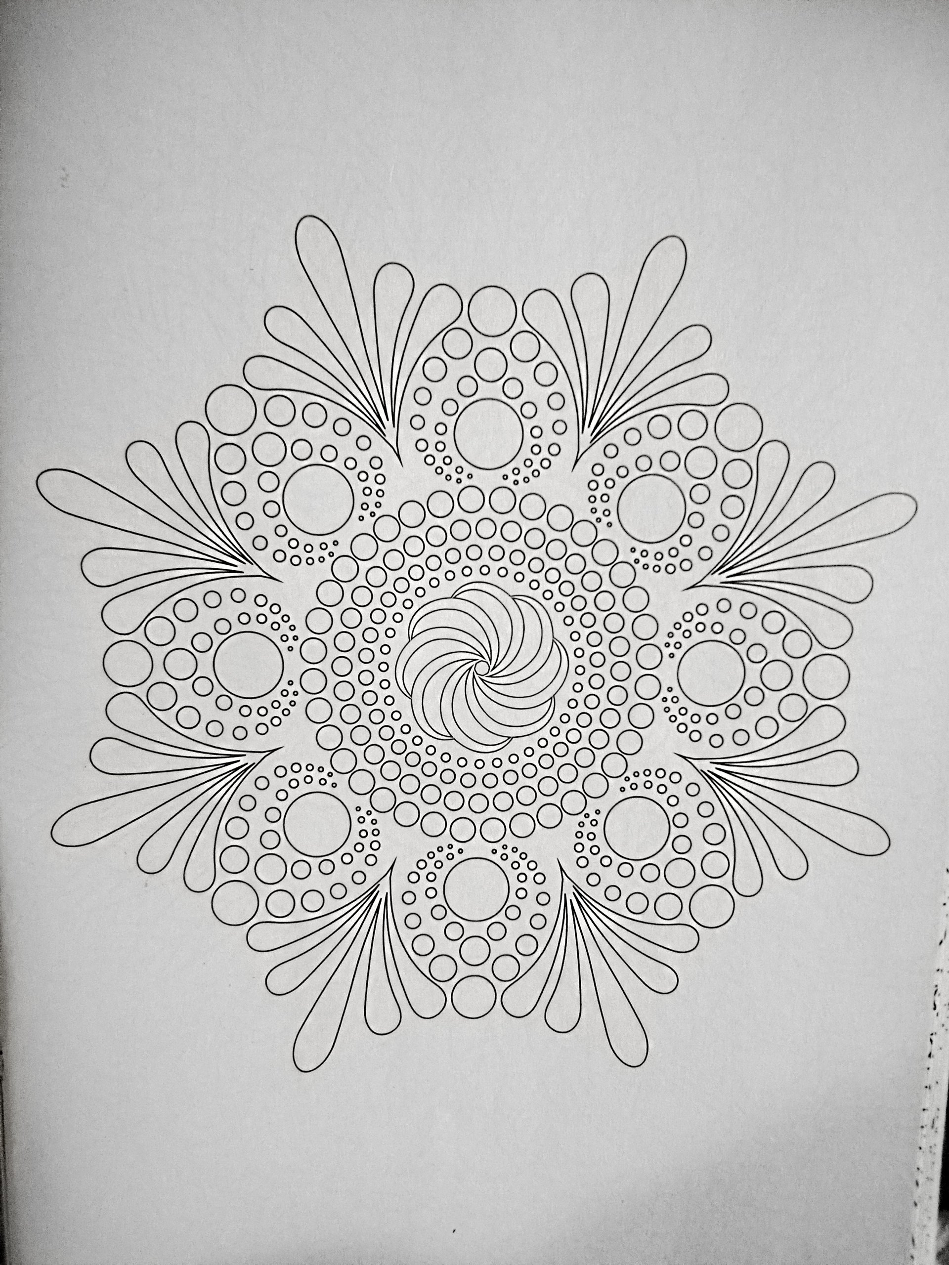 Magical unicorn coloring page for kids