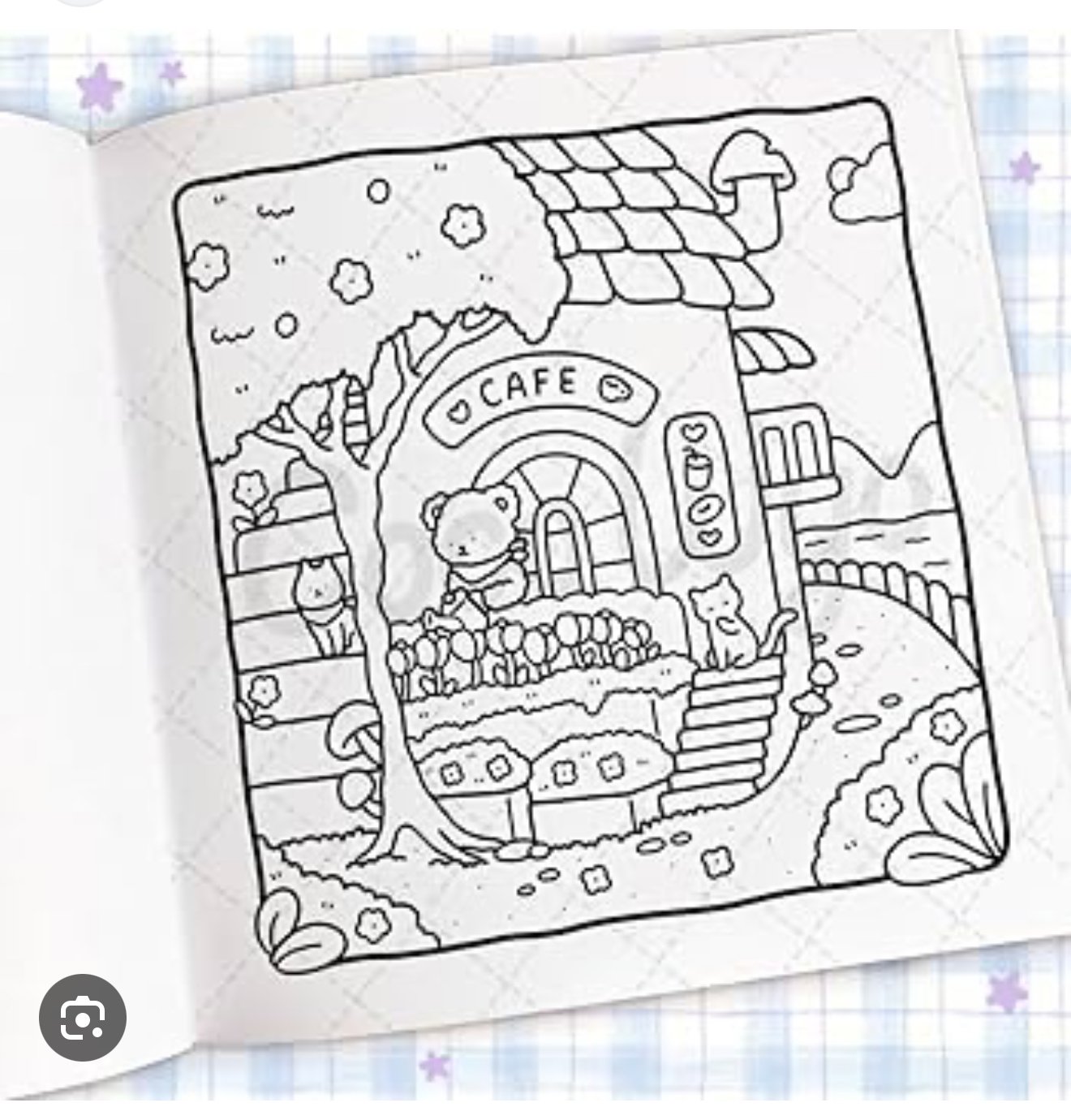 Colorful AI-generated fun coloring page for kids