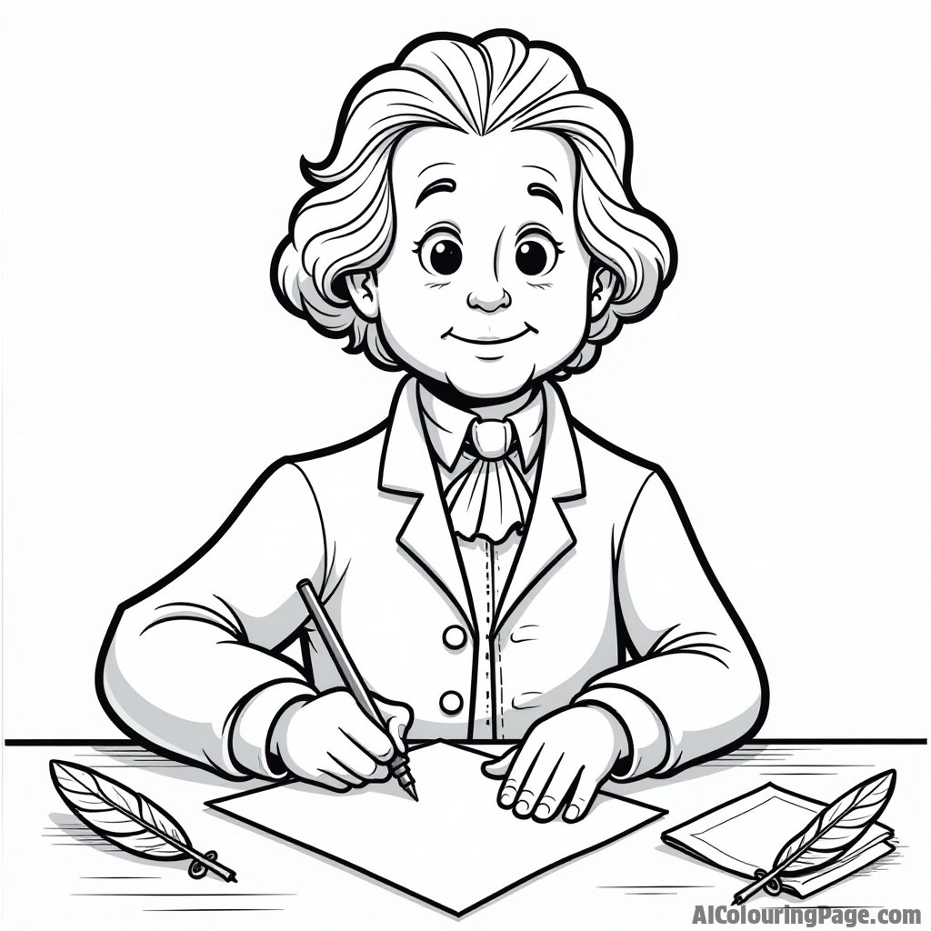 Kids playing in the snow coloring page