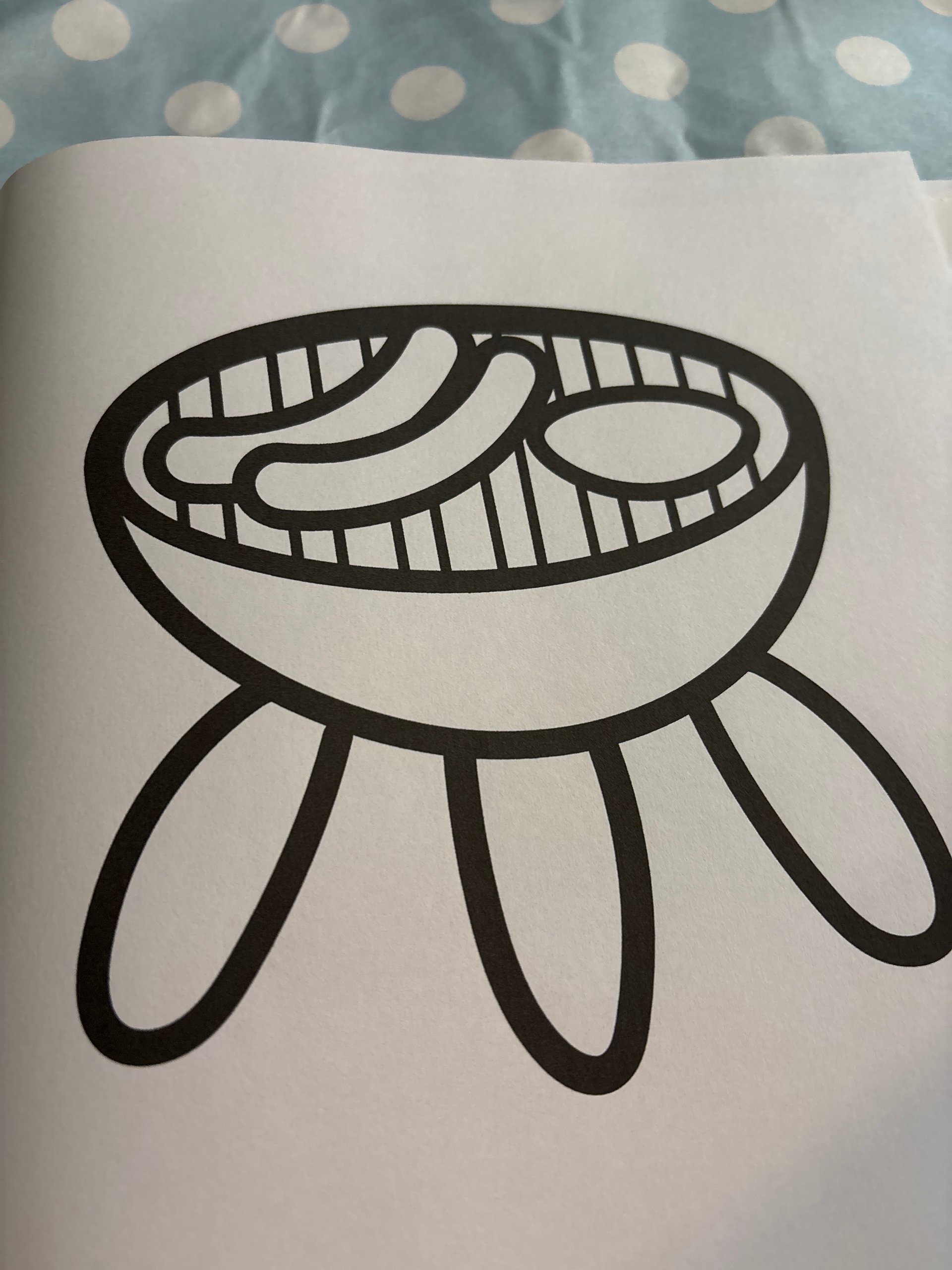 Colorful AI-generated fun coloring page for kids