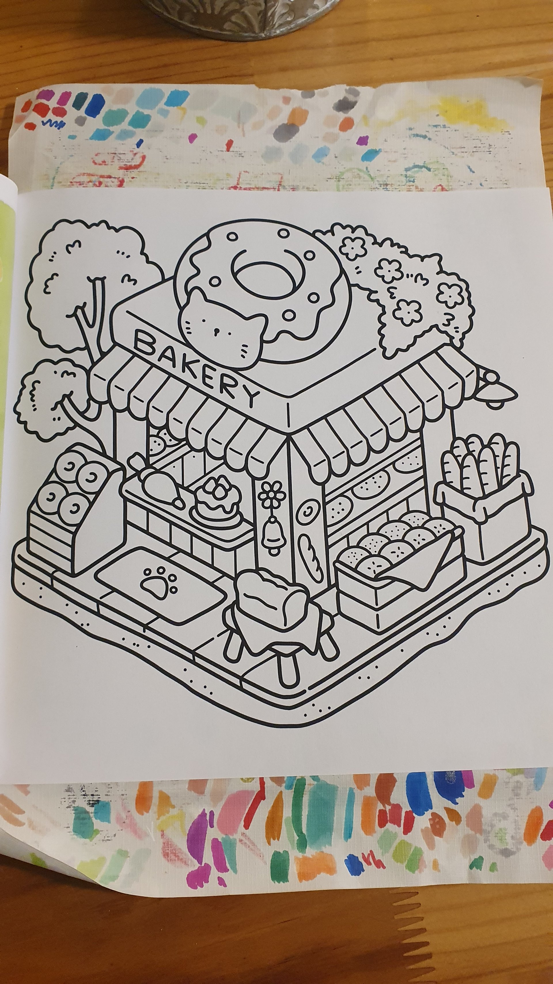 Intricate coloring page depicting glowing stars in the night sky