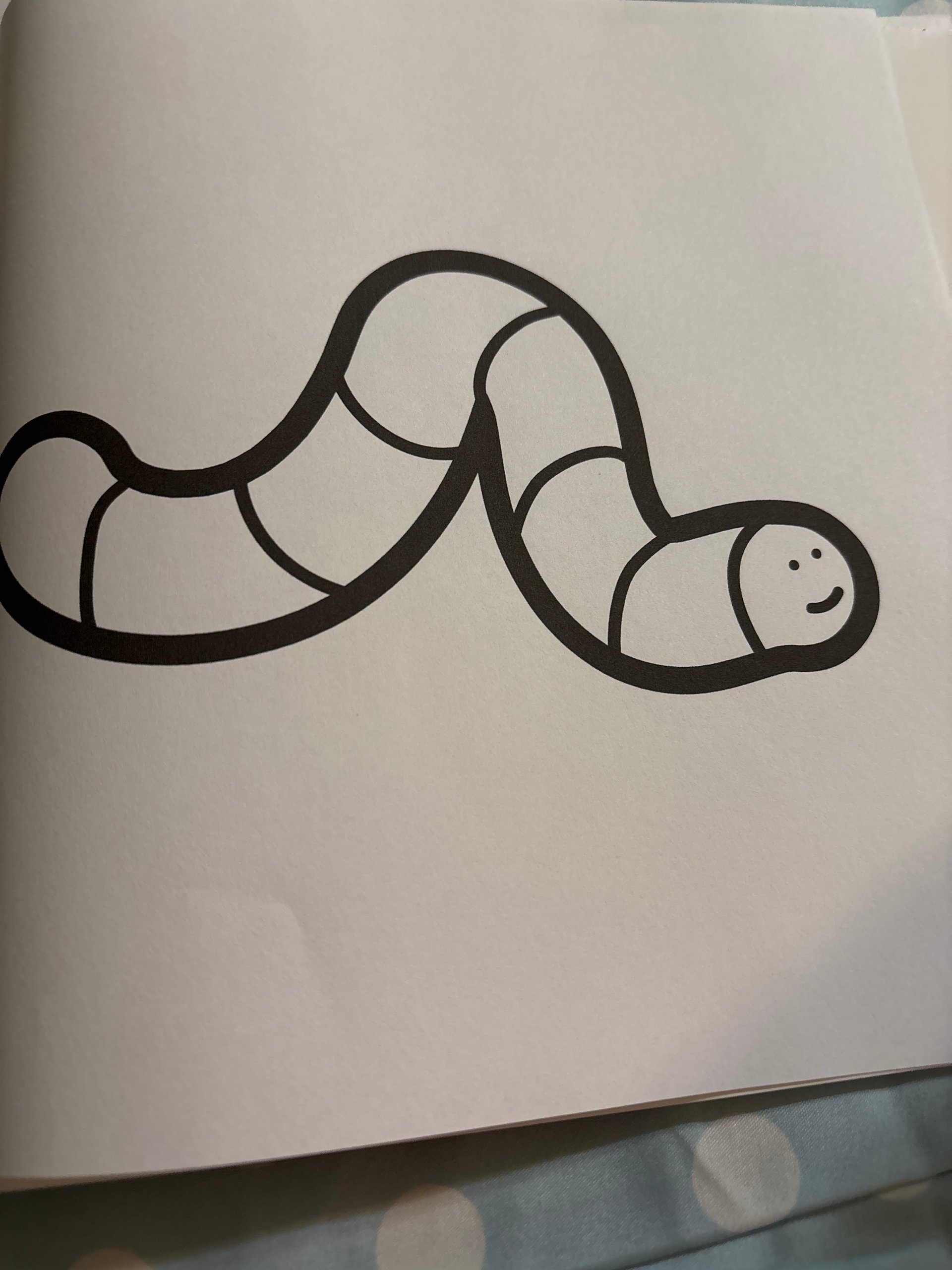 Whimsical cartoon character coloring page