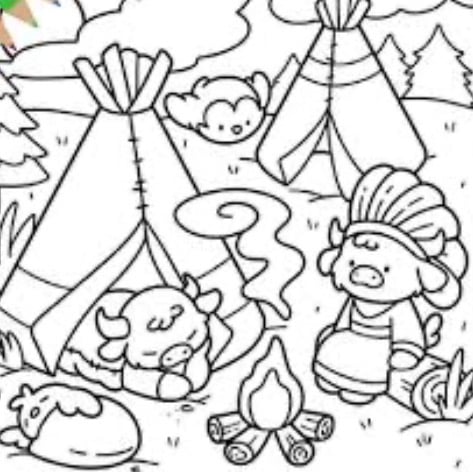 AI generated sunset coloring page with vibrant colors