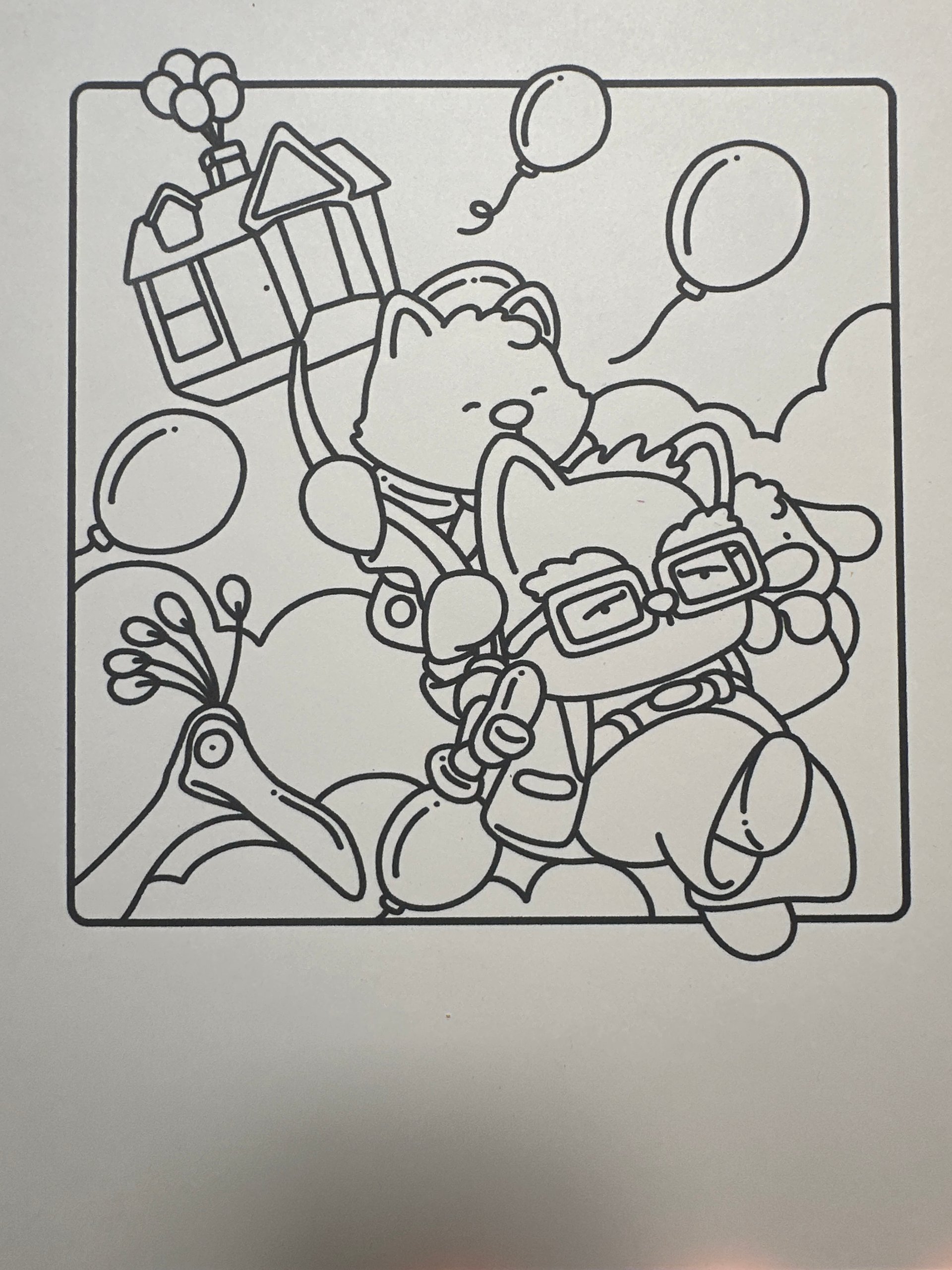 Printable gradient coloring sheet for artistic expression