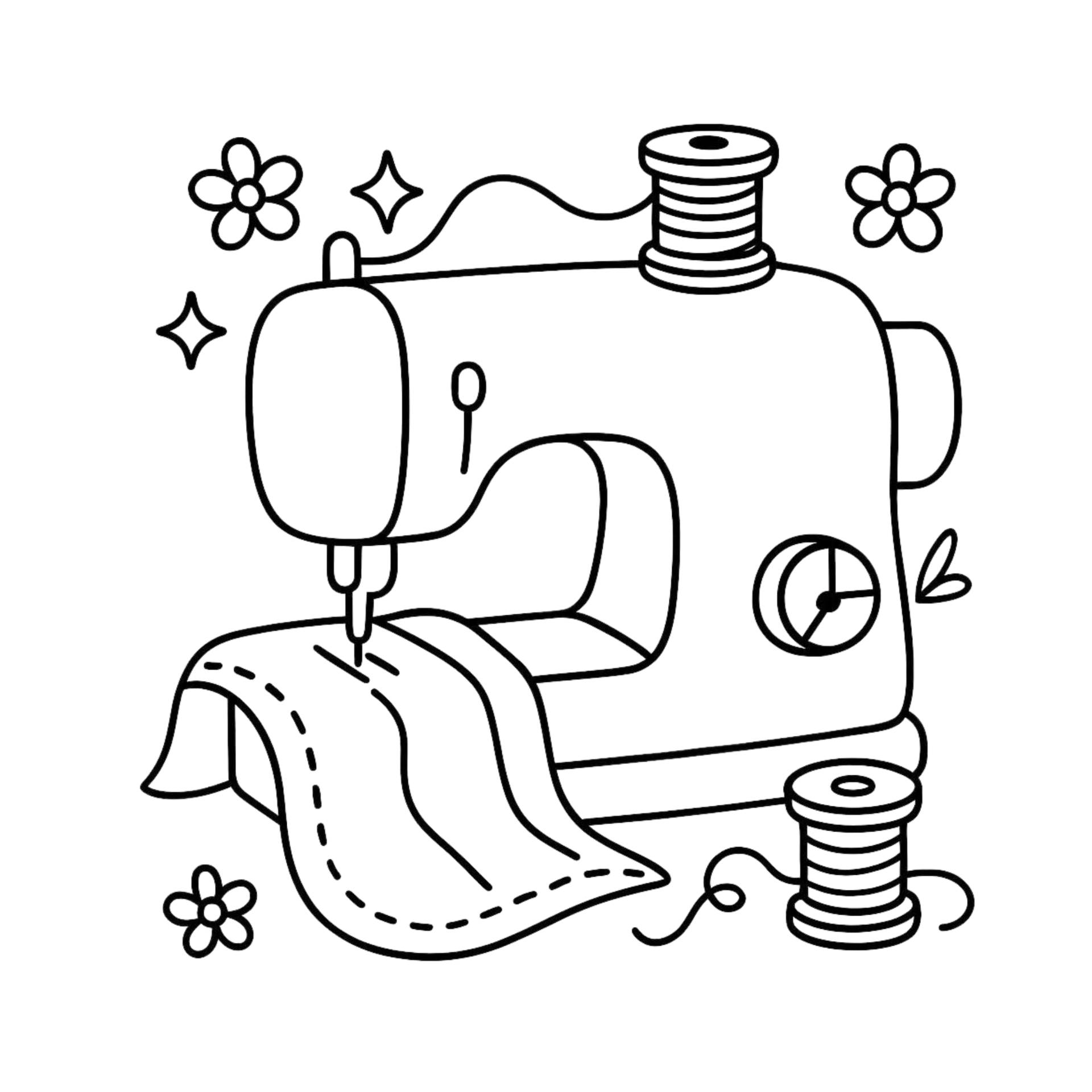 Printable blue abstract patterns coloring sheet