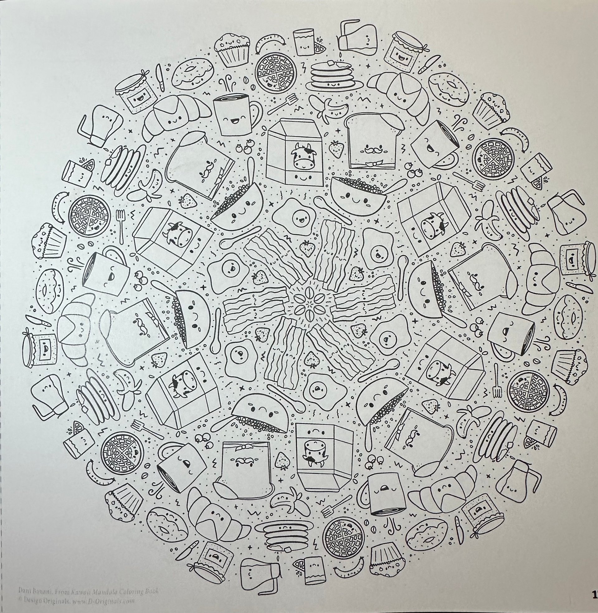 Intricate realistic coloring page of a classic car