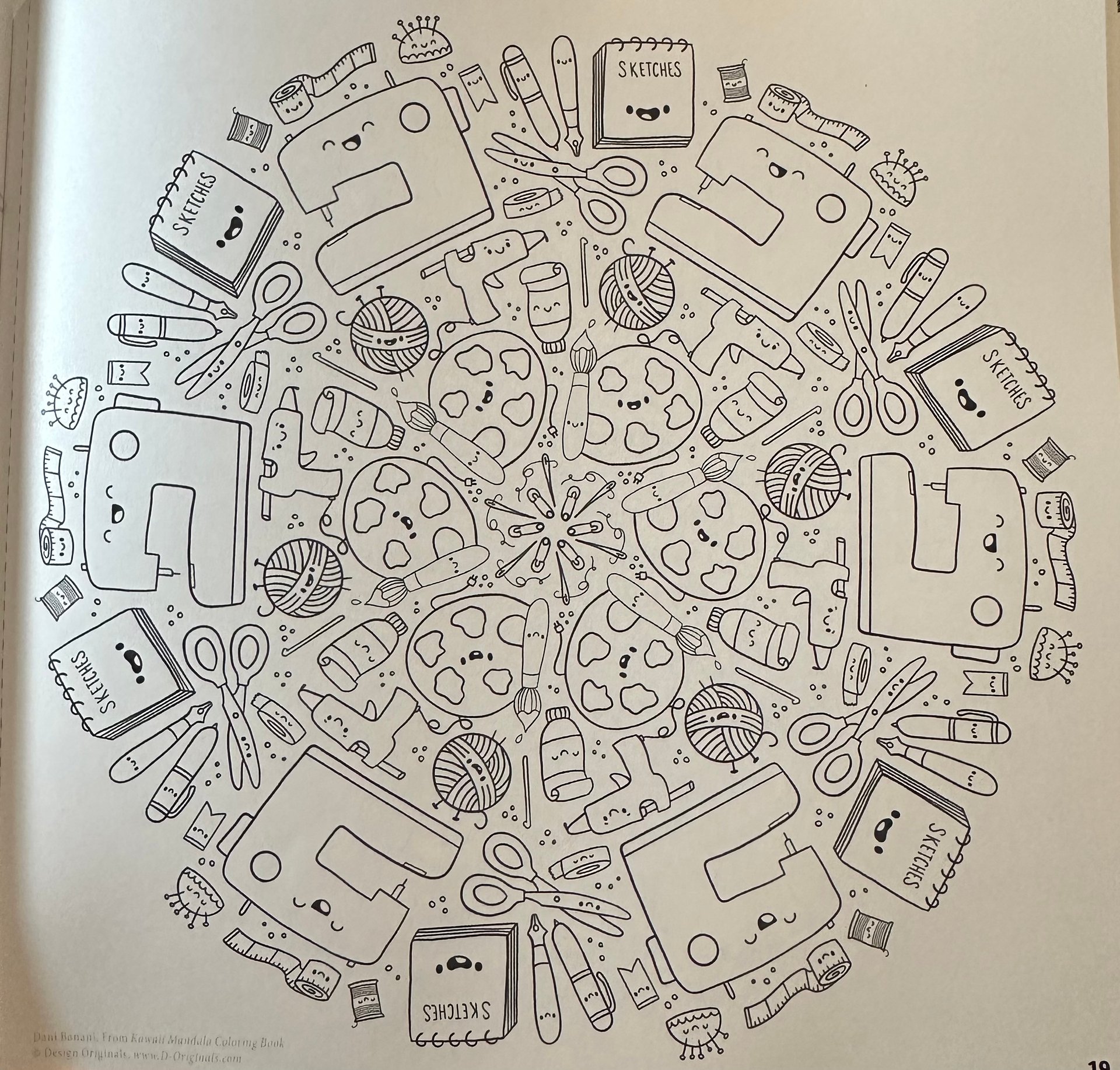 Printable pretty butterfly coloring page