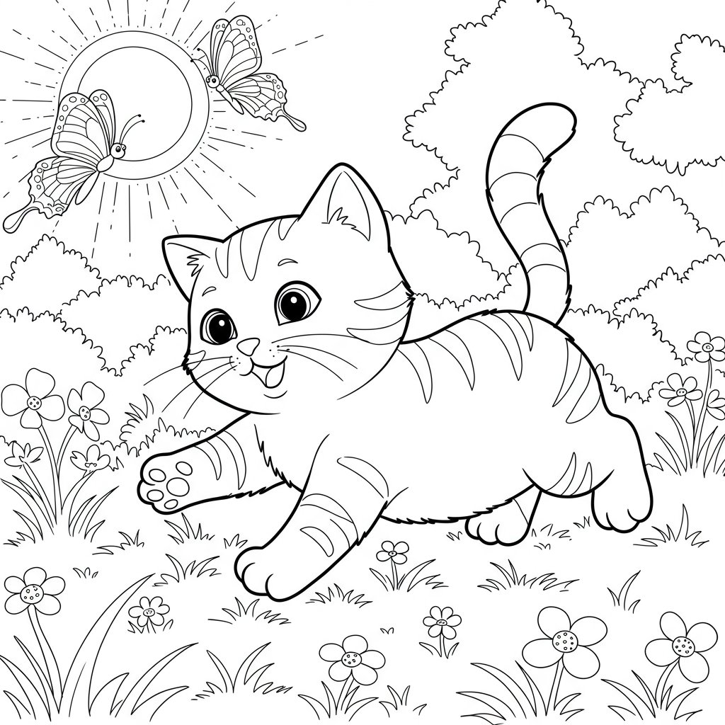 AI generated shading coloring page for adults