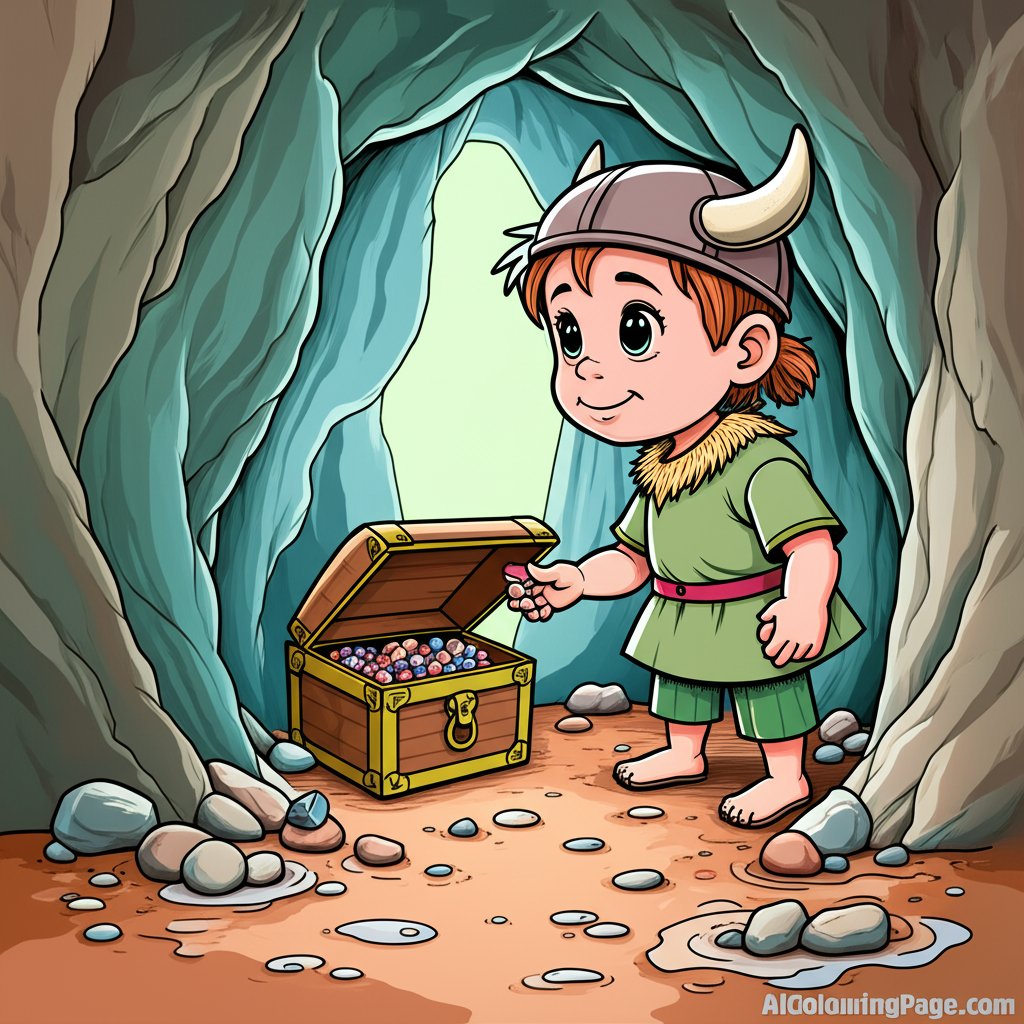 Elegant soft-themed coloring page depicting gentle waves