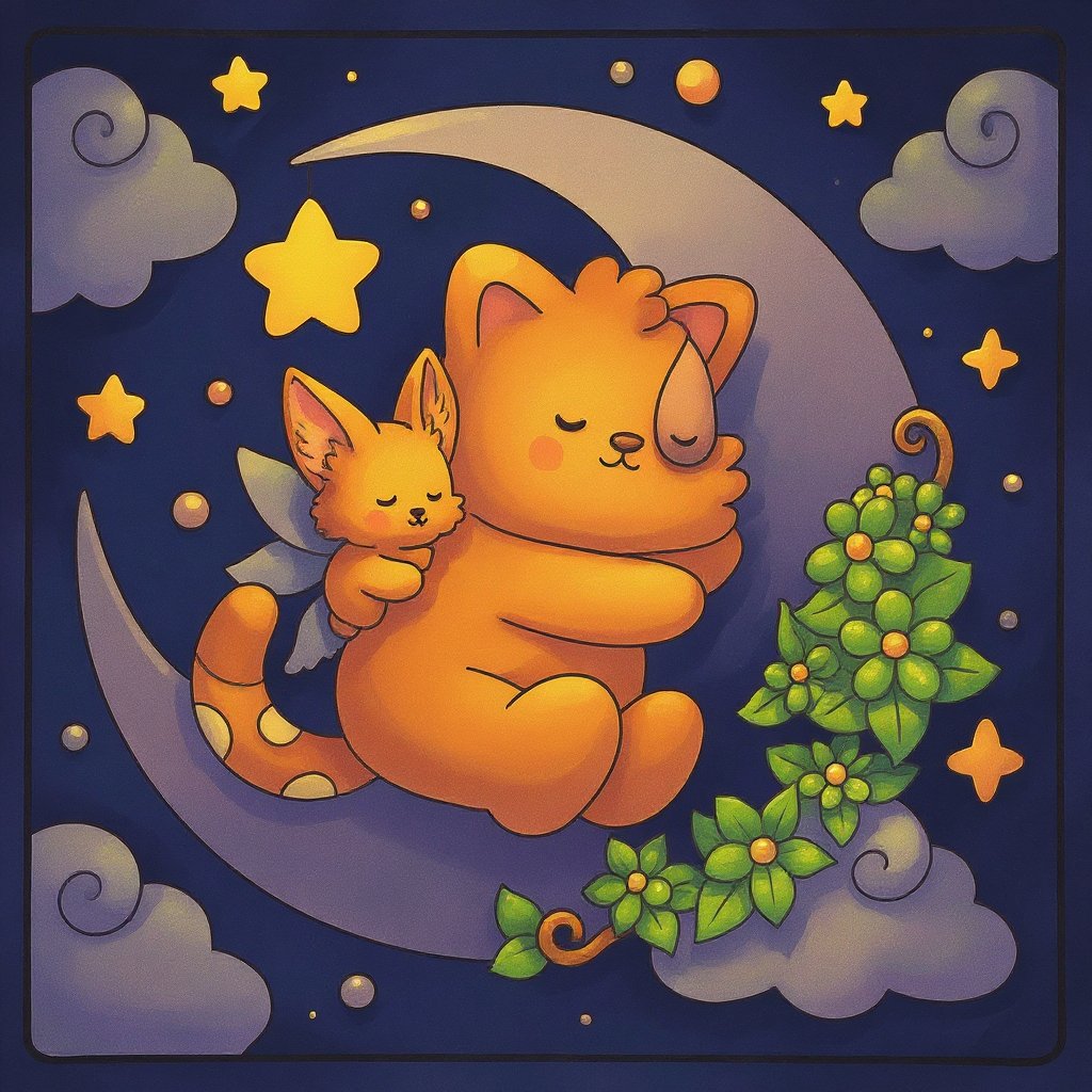 Intricate coloring page depicting glowing stars in the night sky