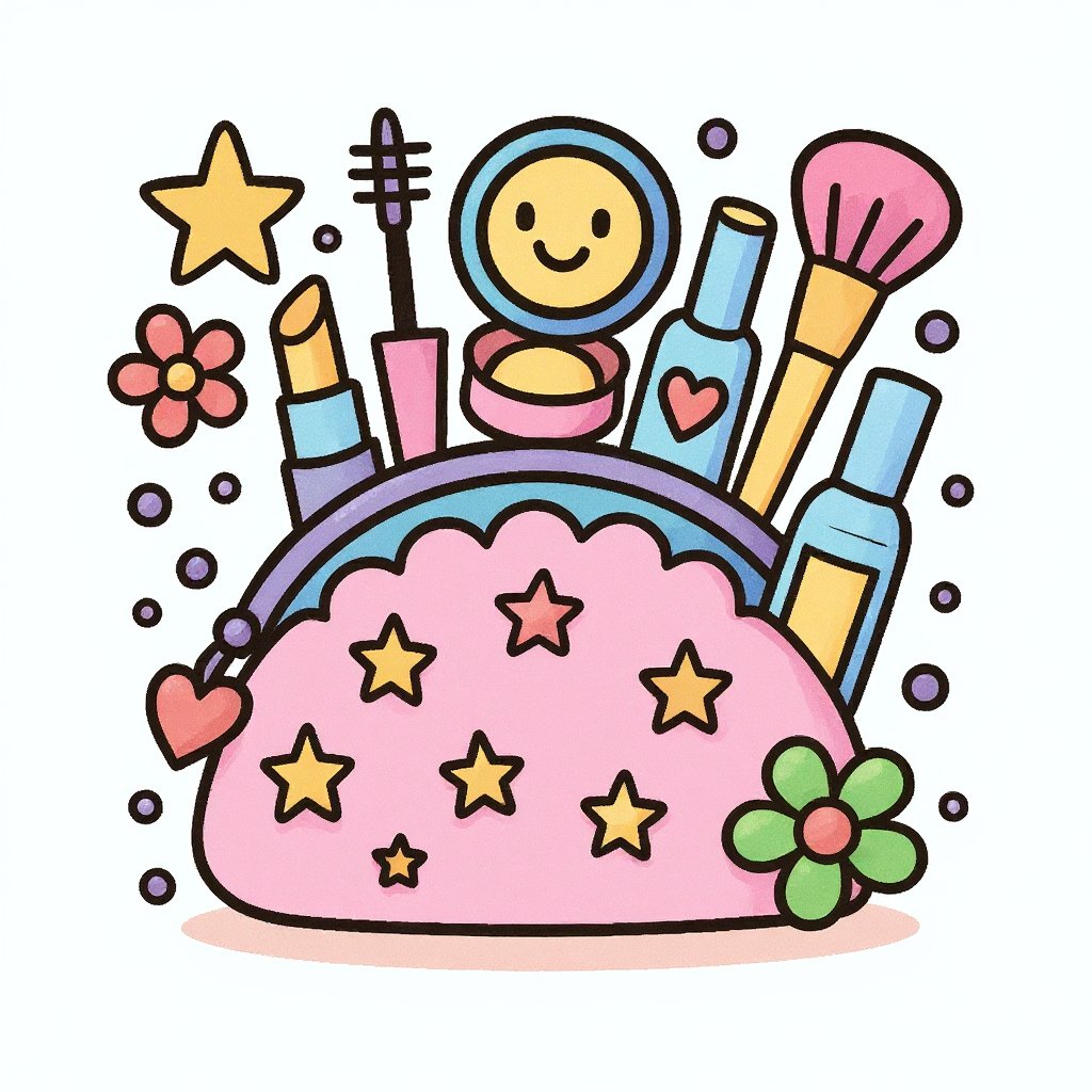 Whimsical fairy coloring page surrounded by sparkles and stars