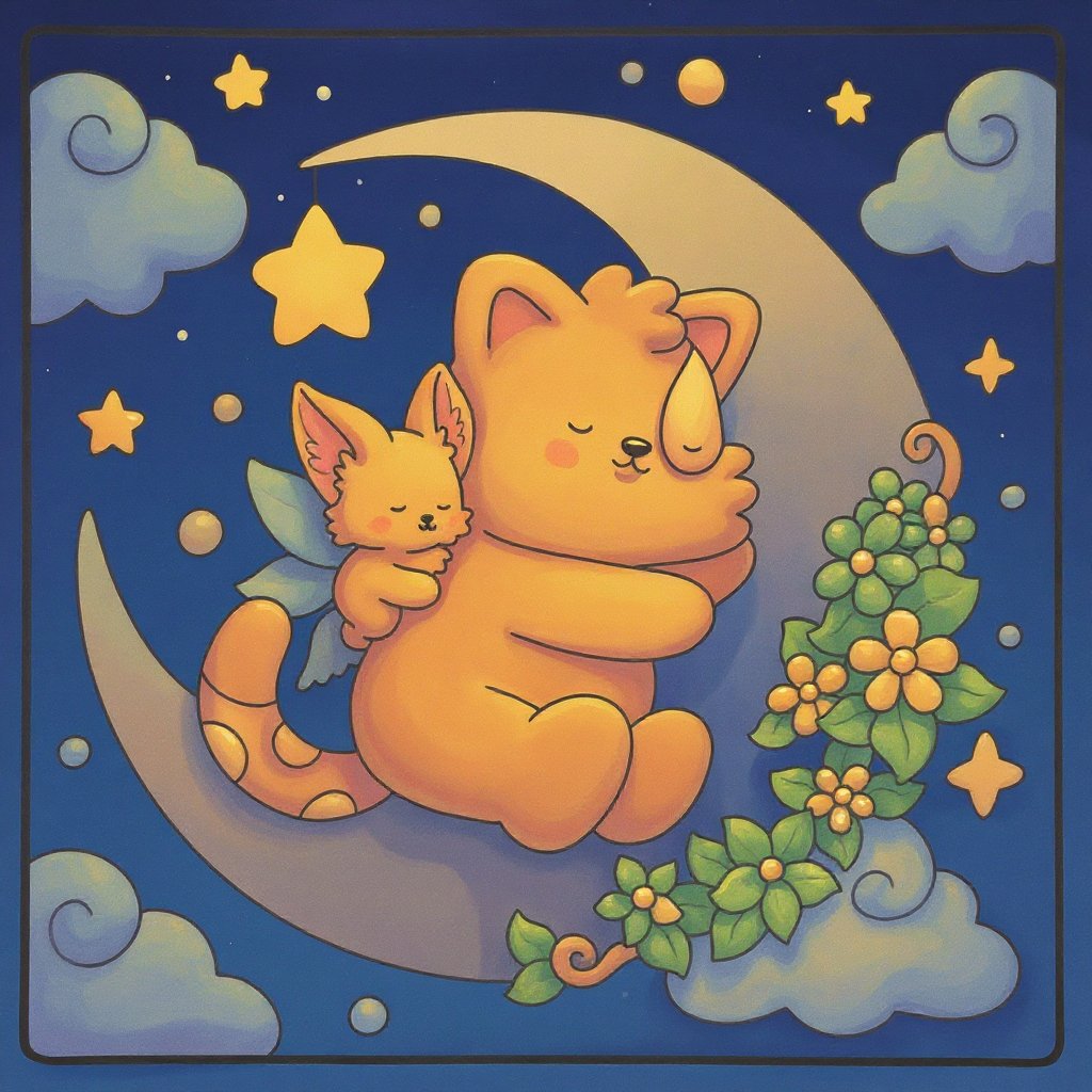 Cute pastel animals coloring pages for creativity