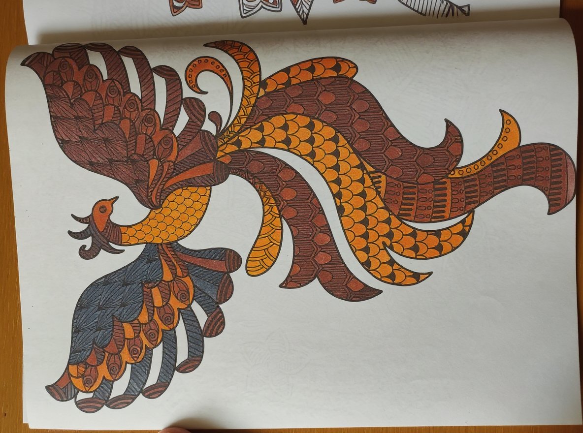 Beautiful sunset silhouette coloring page for creativity