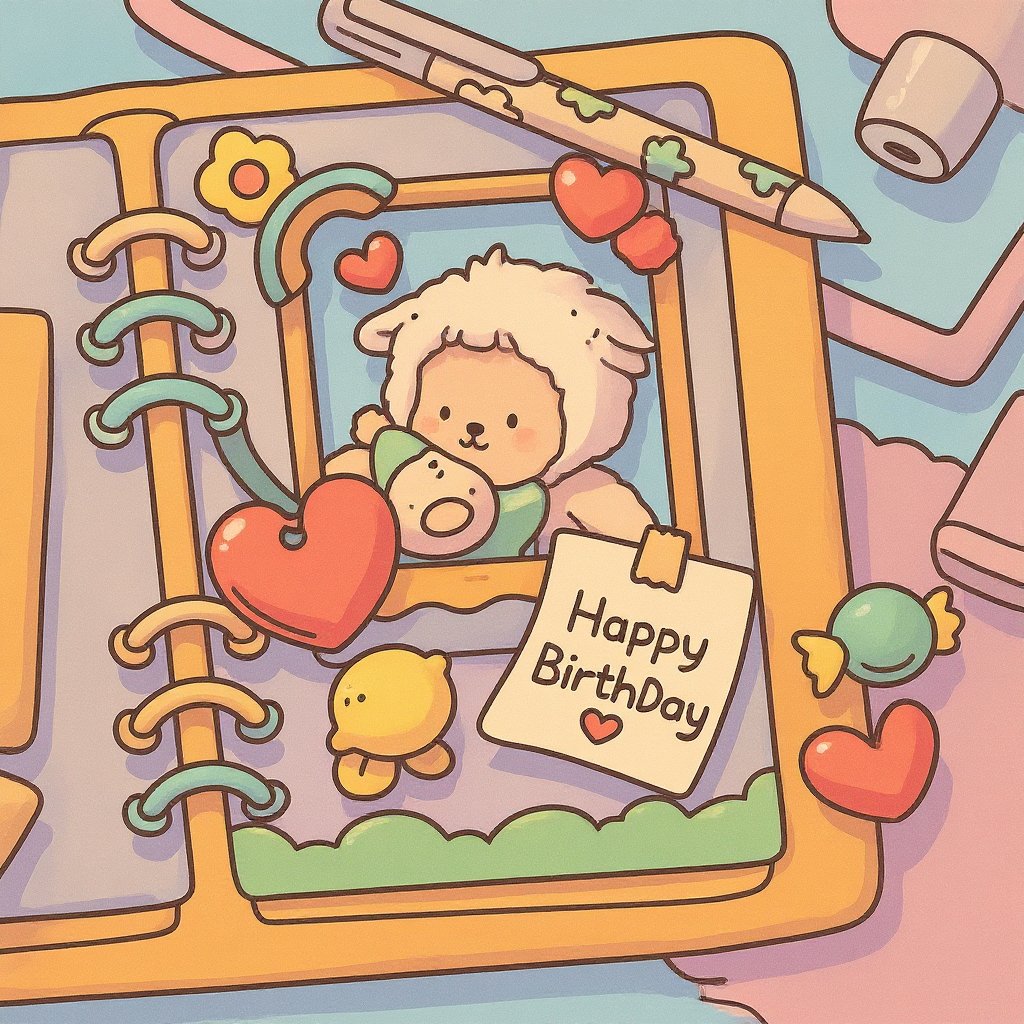 AI-generated pastel flower coloring page