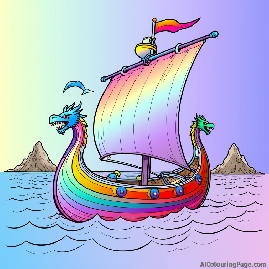 AI generated abstract gradient design for kids