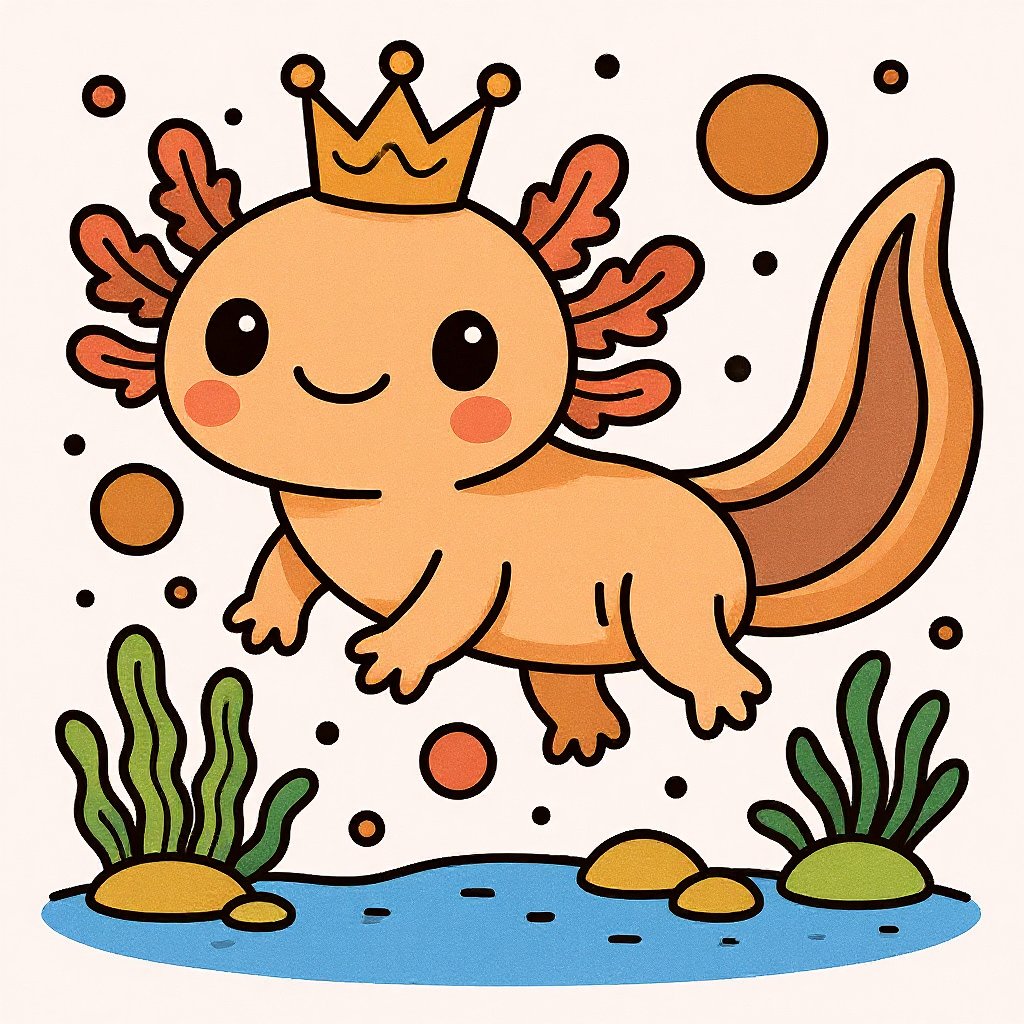 Adorable baby unicorn printable coloring page