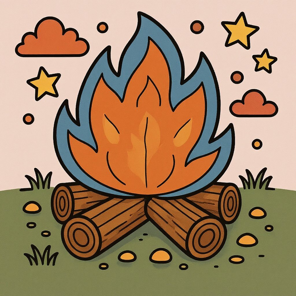 Colorful mandala design featuring warm shades of orange and red