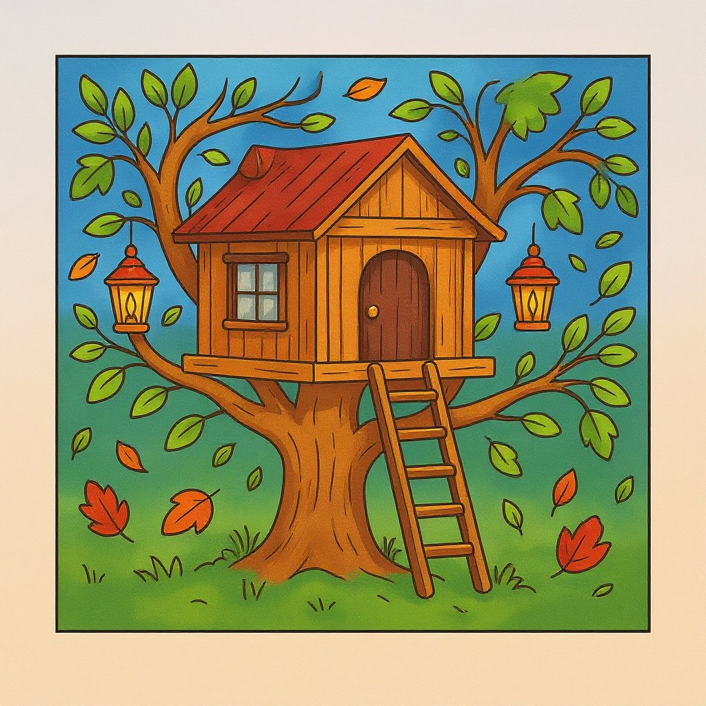 Enchanting fairy sitting on a toadstool in a fantasy garden