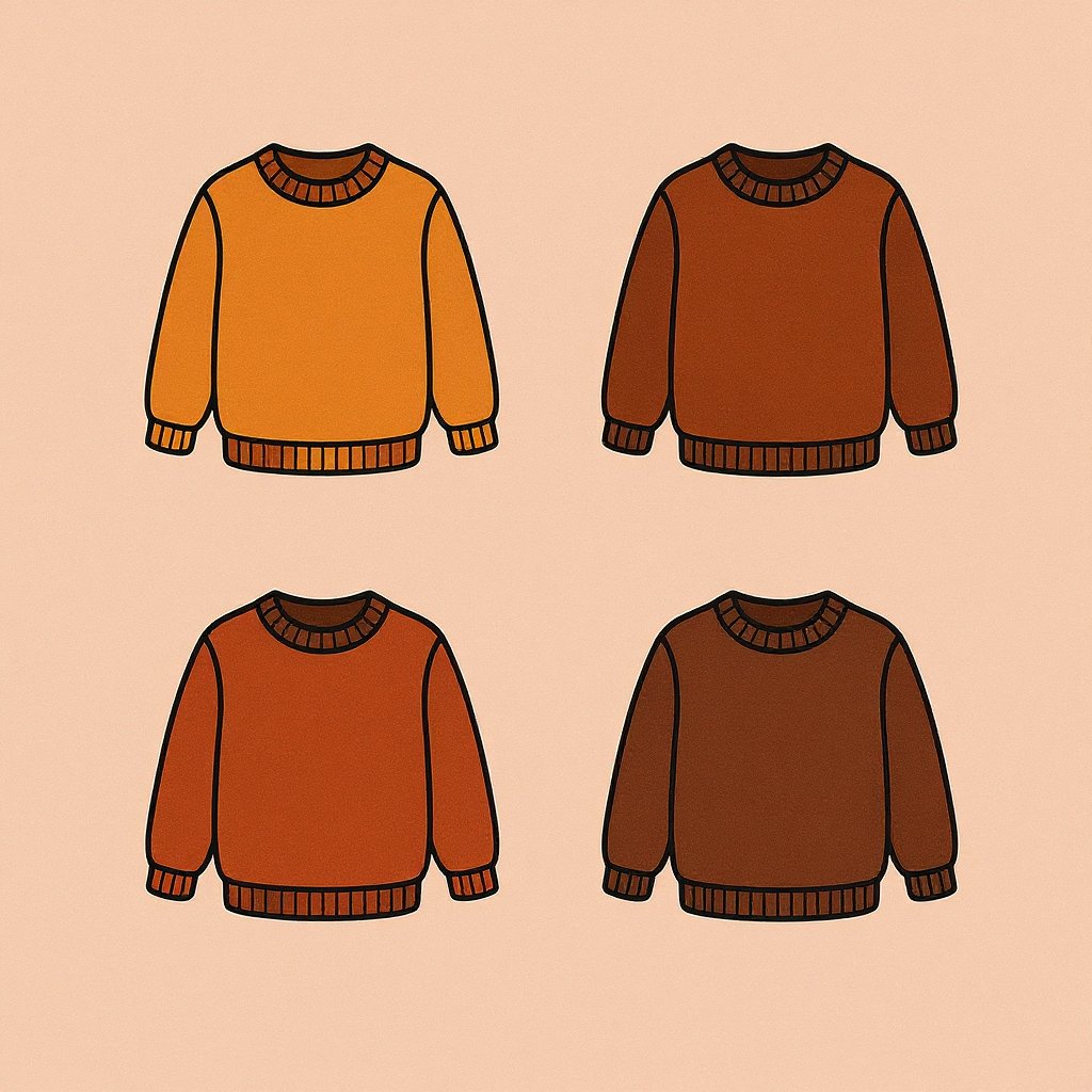 Cozy autumn backyard scene for coloring fun