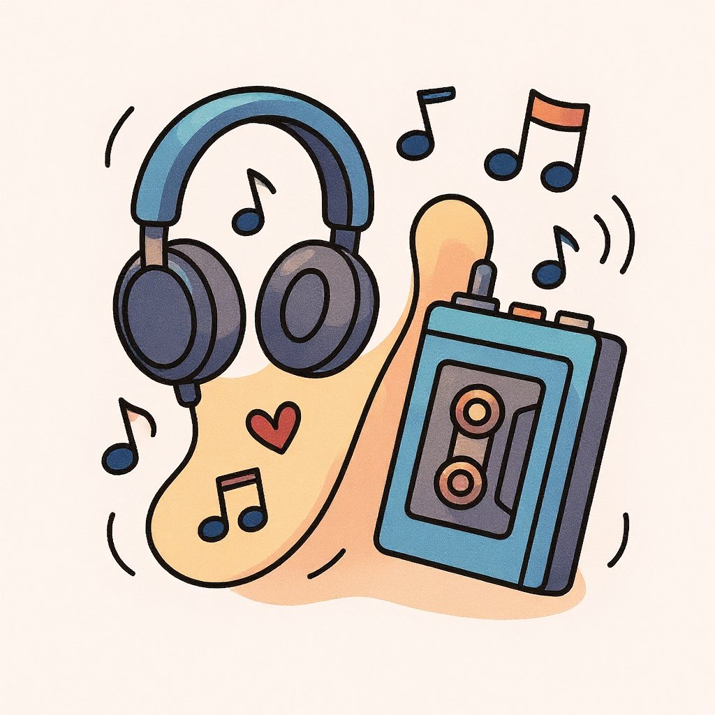 Printable retro-themed coloring page featuring classic designs