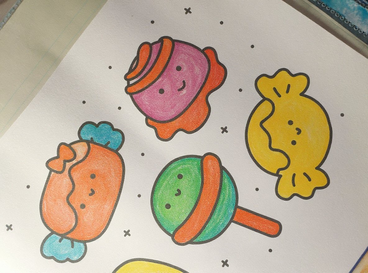 Joyful children playing on a sunny day coloring page