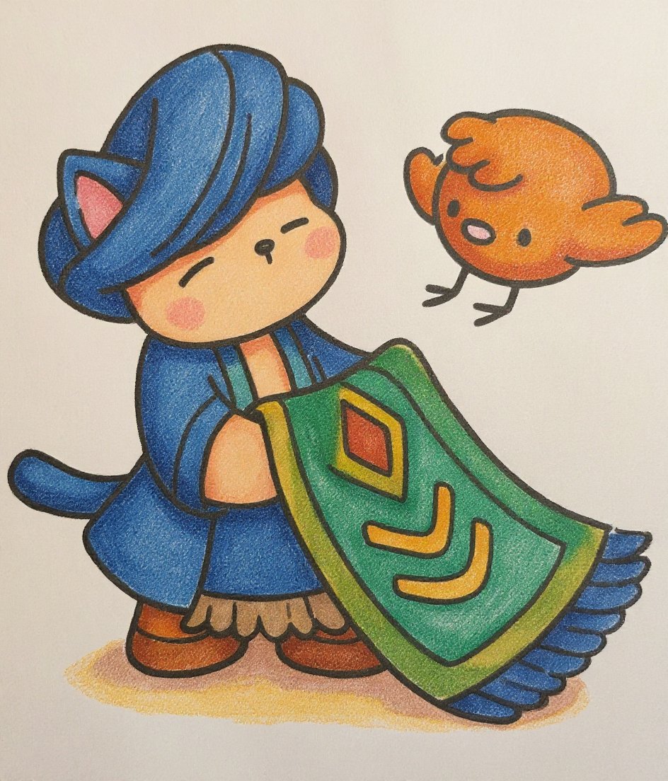 Printable coloring design featuring colorful marker strokes