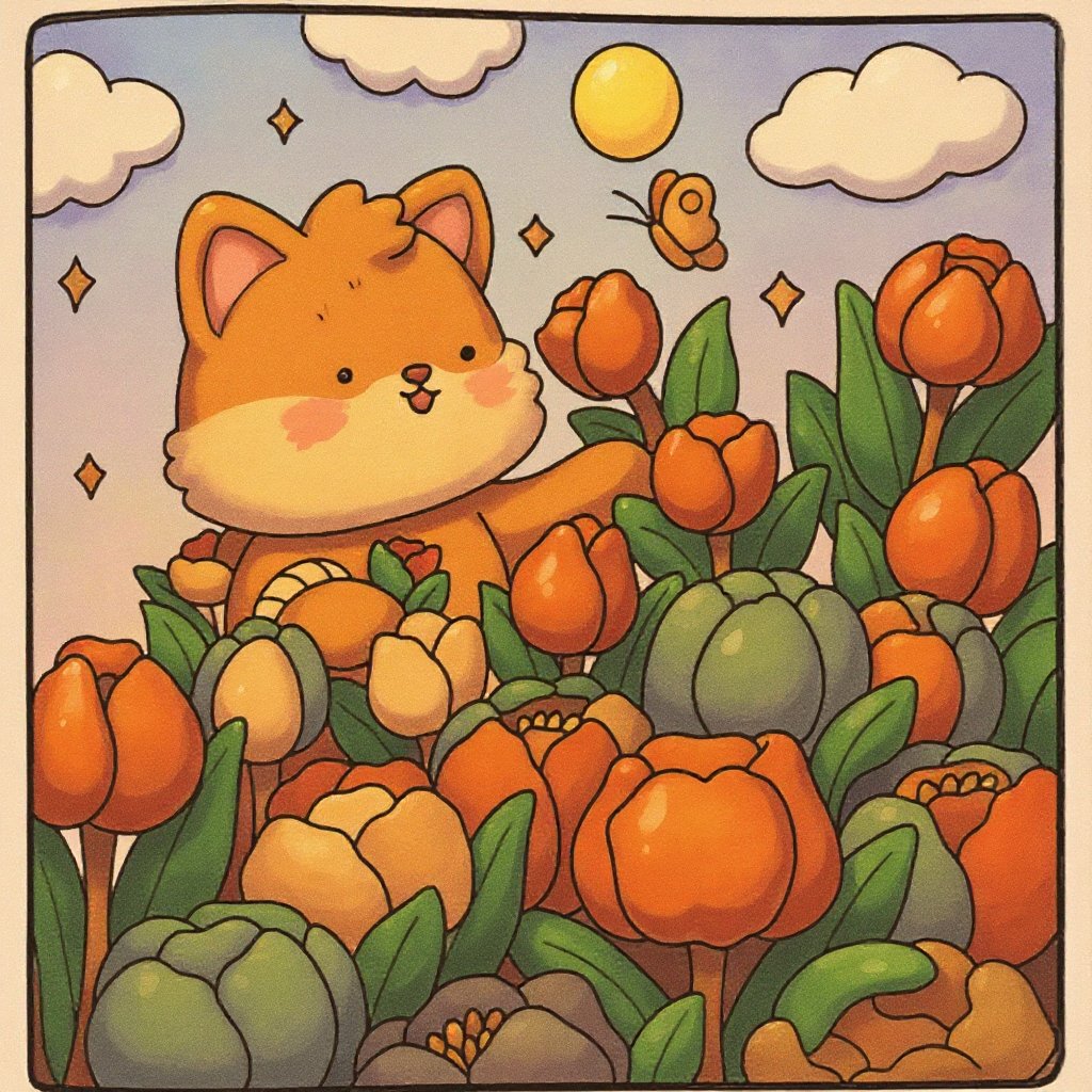 Printable fall coloring page with pumpkins and harvest themes