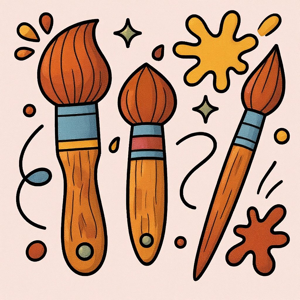 Cozy winter scene coloring page with warm tones