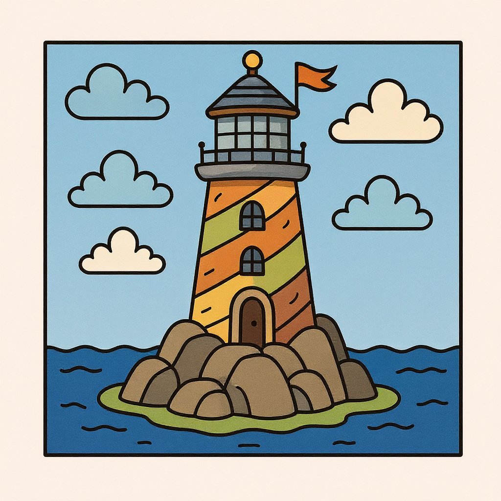 Intricate coral reef with fish coloring page