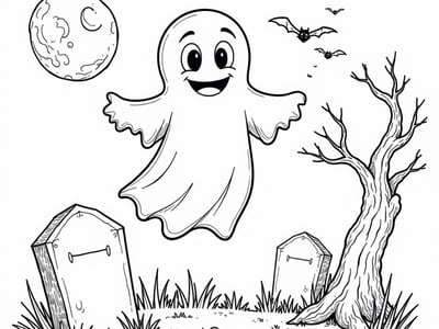 Free Halloween Coloring Pages – free printable coloring page