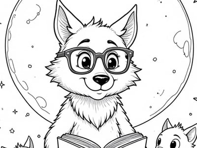 Free Werewolf Coloring Pages – free printable coloring page