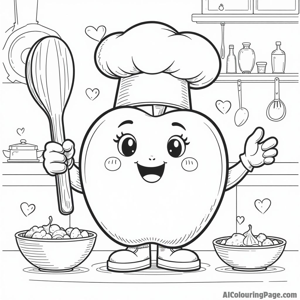 Free Fruit Coloring Pages – free printable food and culinary art coloring pages