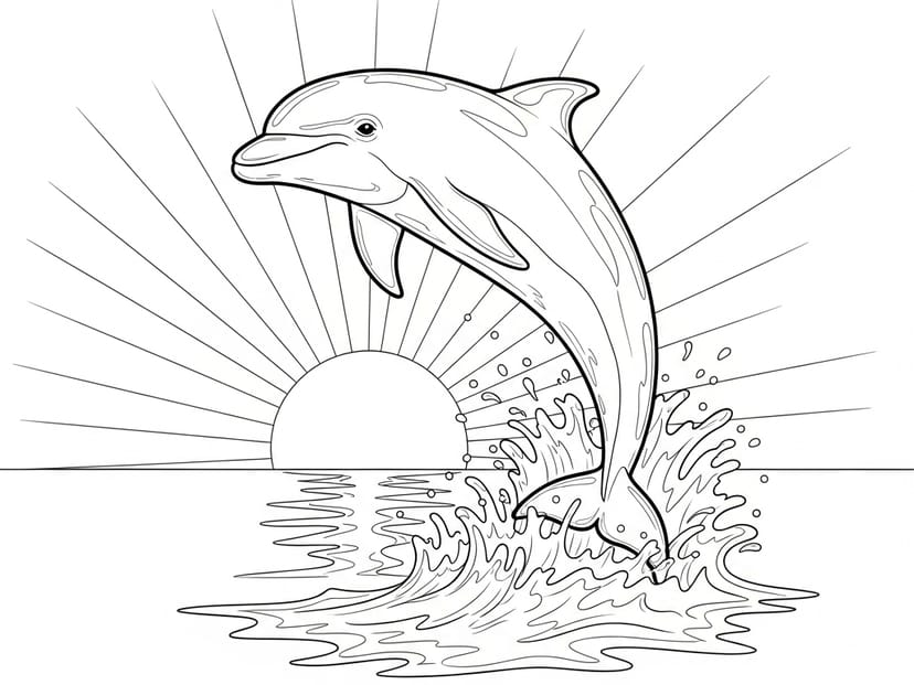 59 Free Dolphin Coloring Pages (Print & Download) – free printable coloring page