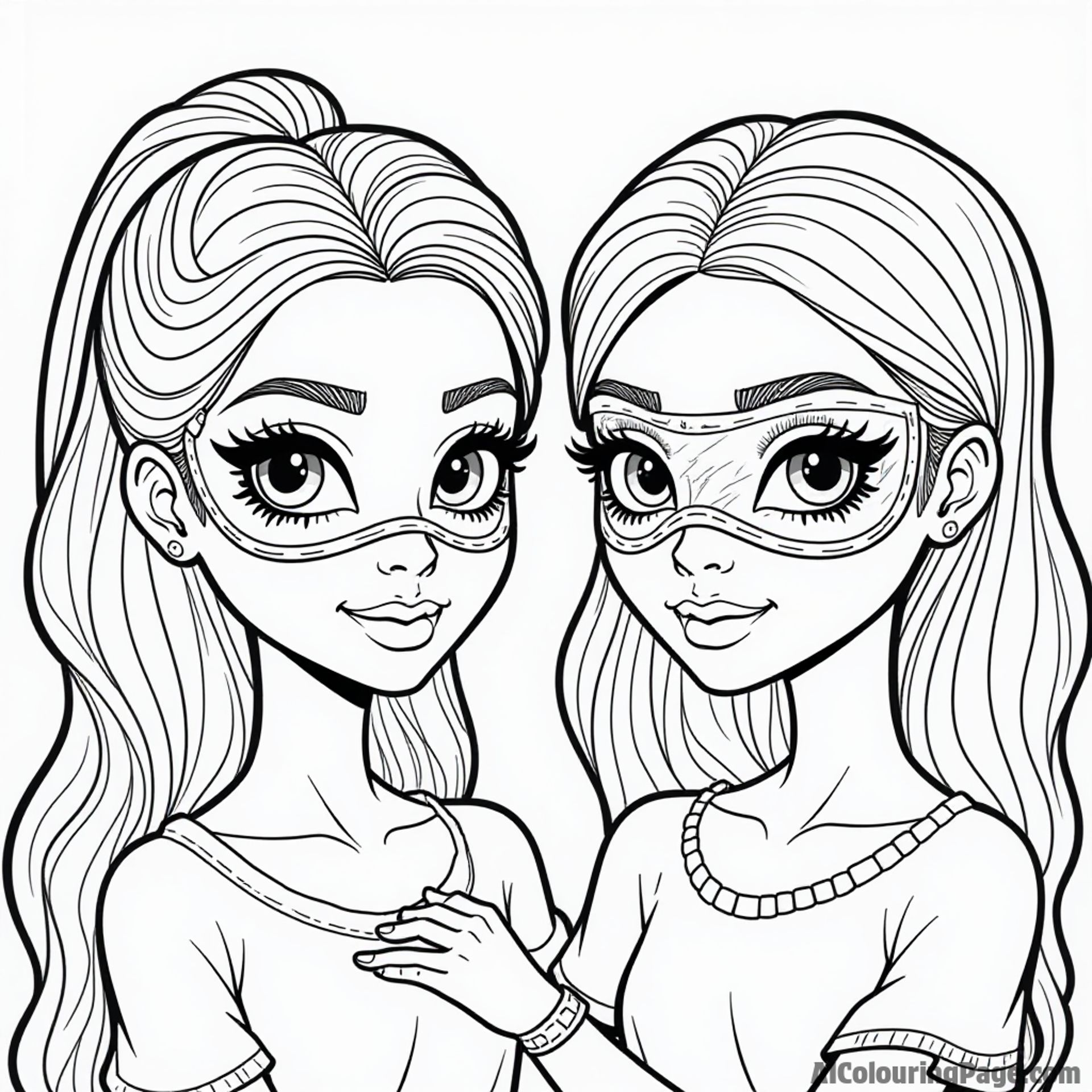 Bratz having a spa day with face masks