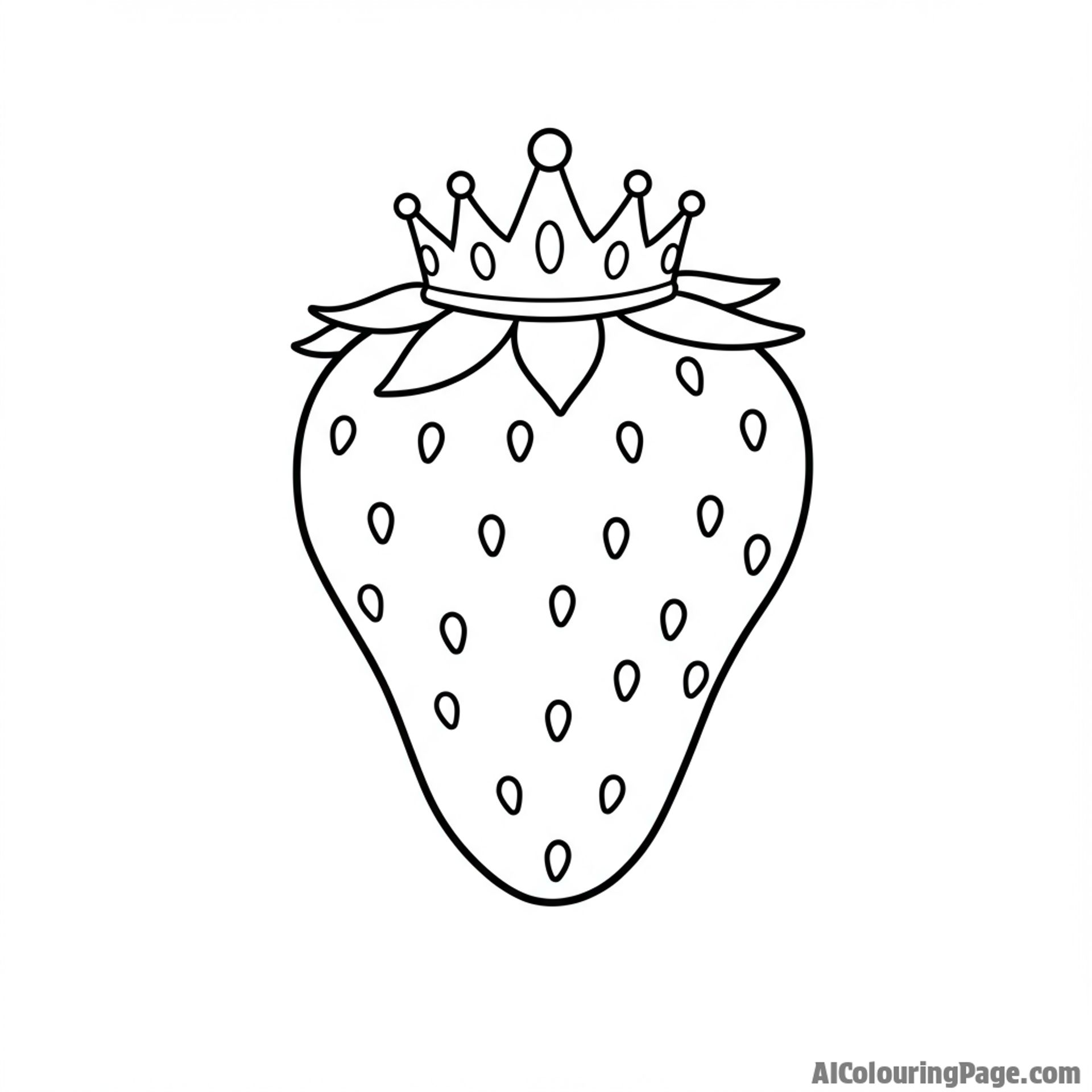 strawberry princess, wearing a tiara