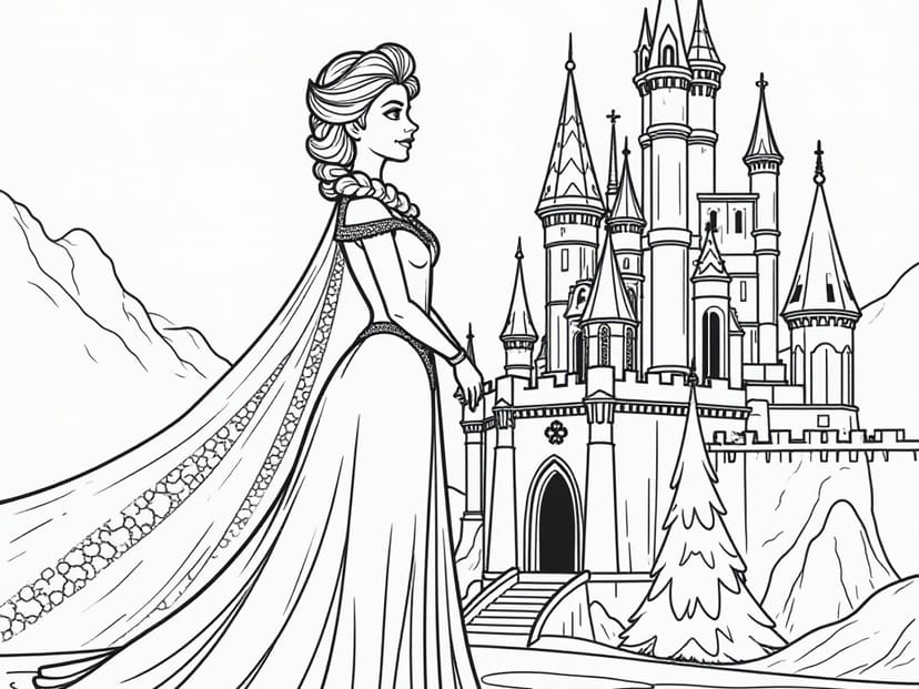 Color Your Way With These Elsa Coloring Pages and Prompts