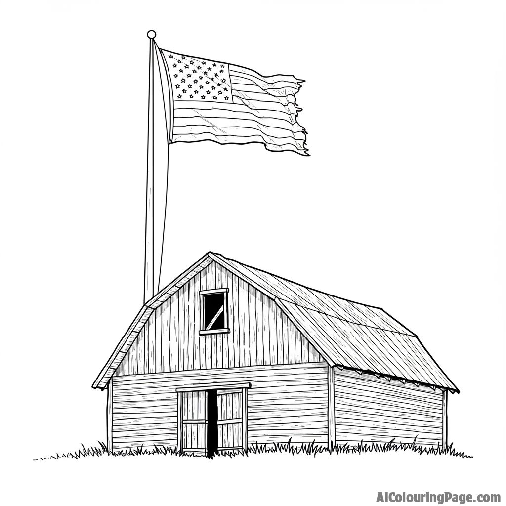 Free American flag Coloring Pages – free printable history and mythology coloring pages
