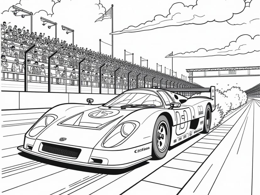 Free Nascar Coloring Pages – free printable coloring page
