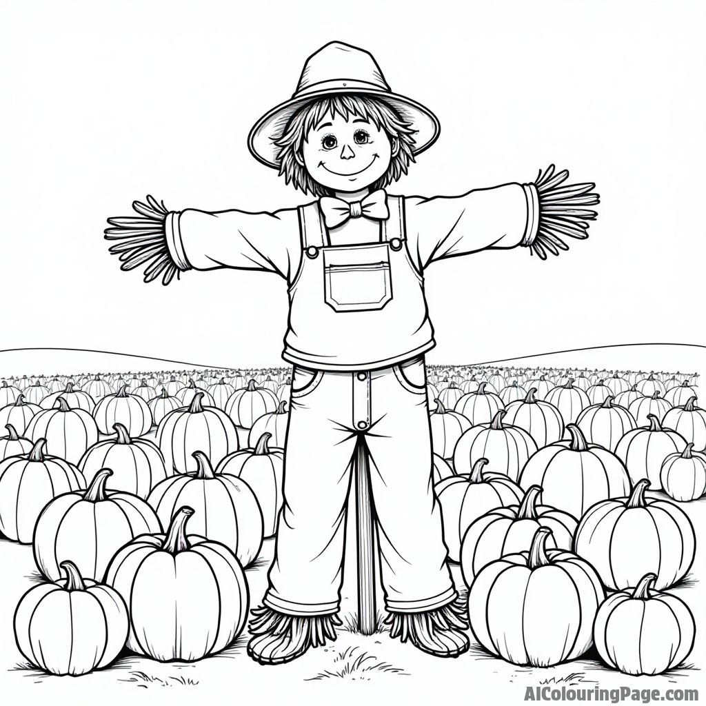 Fall Fun for Kids: Coloring Pages with Pumpkins, Squirrels & Apples