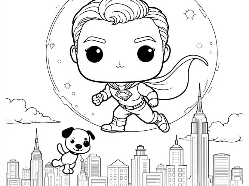Free Funko Pop Coloring Pages – free printable coloring page