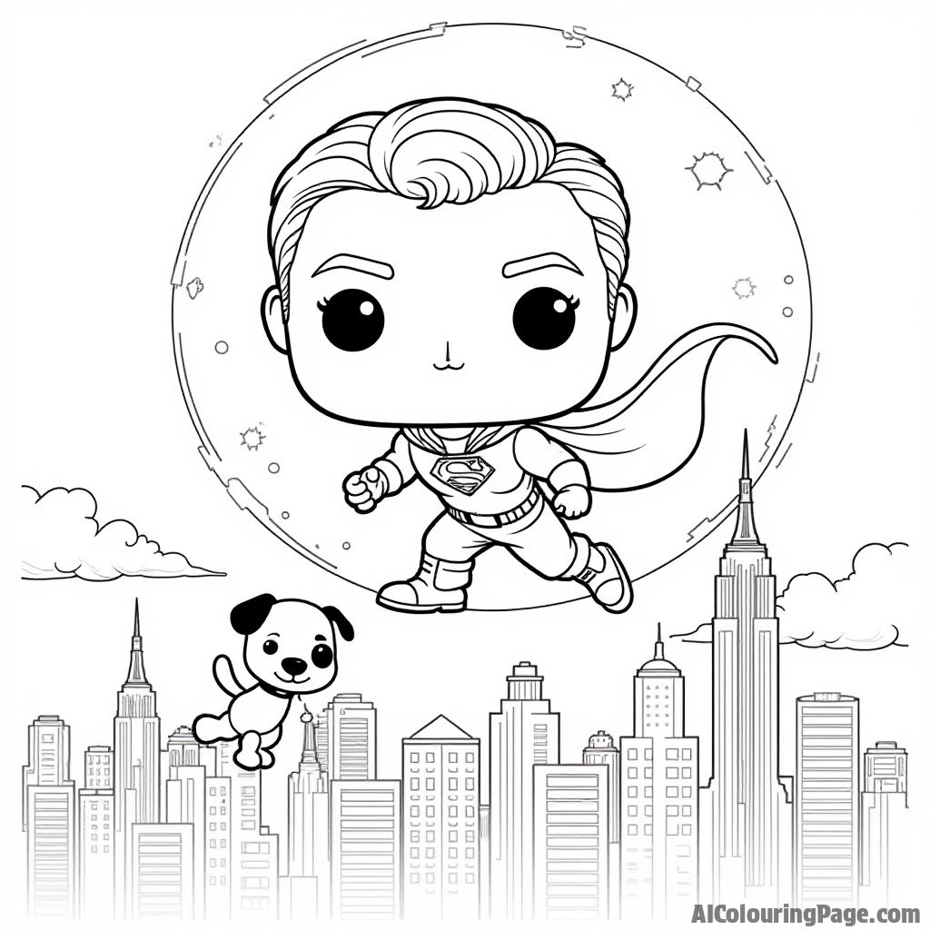 Free Funko Pop Coloring Pages – free printable toys and games coloring pages