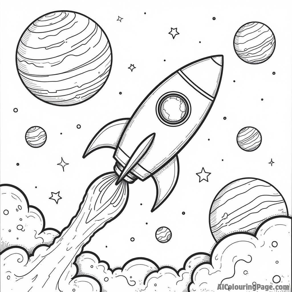 Free Solar-system Coloring Pages – free printable geography and landscape coloring sheets coloring page to download and print